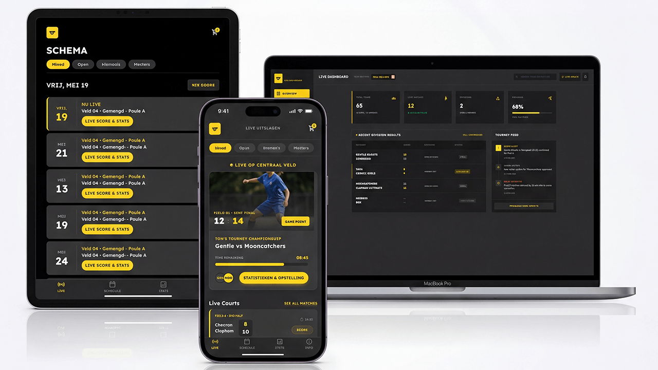 Frisbee Tournament App preview