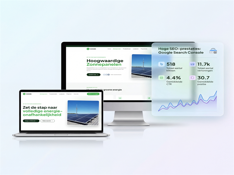 Goozz Green Energy website preview